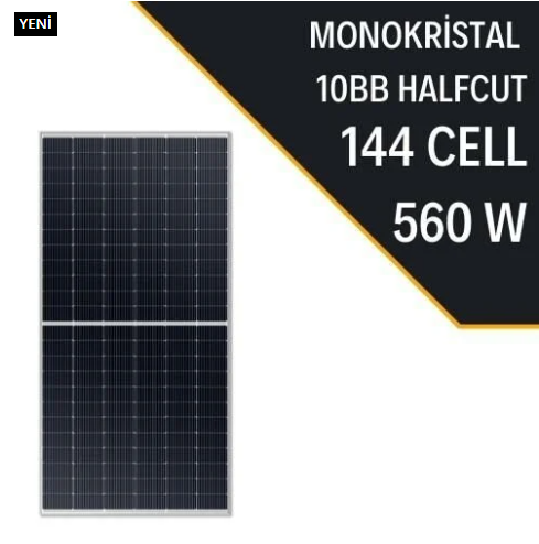 Lexron Half Cut 560W Monokristal Güneş Paneli