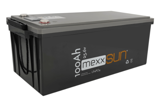Mexxsun Lityum Akü 25,6V 100Ah (LiFePo4) 2560Wh
