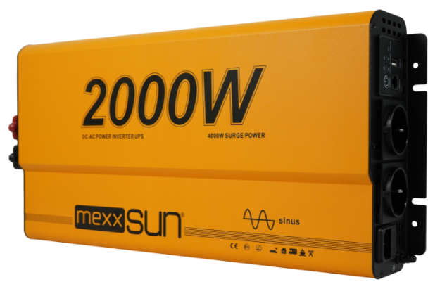 Mexxsun Tam Sinüs UPS (Remote Ekran) 12V 2000W