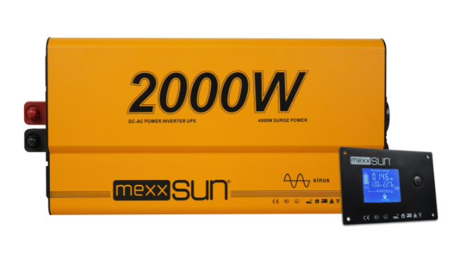 Mexxsun Tam Sinüs UPS (Remote Ekran) 12V 2000W