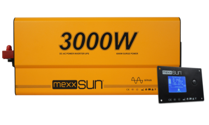 Mexxsun Tam Sinüs UPS (Remote Ekran) 12V 3000W