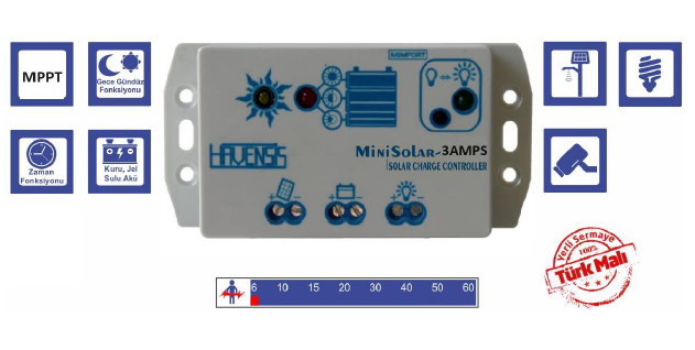 Mini Solar MPS Seri Solar-3AMPS-30/3 12V3A