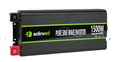 Solinved 12V 1500W Pure Sine Inverter
