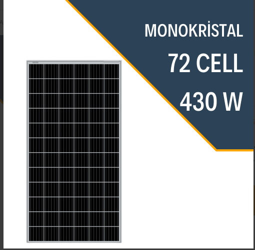 Lexron 430W Monokristal Güneş Paneli